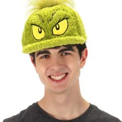 Elope Dr. Seuss Grinch Fuzzy Cap -Cheap Halloween Store dr seuss grinch fuzzy cap alt 2
