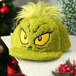 Elope Dr. Seuss Grinch Fuzzy Cap -Cheap Halloween Store dr seuss grinch fuzzy cap alt 7