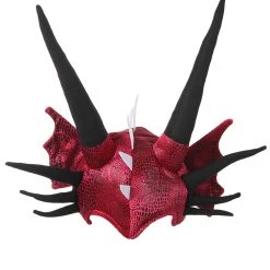 Elope Soft Horned Dragon Costume Hat Accessory -Cheap Halloween Store dragon plush hat alt 2
