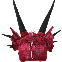 Elope Soft Horned Dragon Costume Hat Accessory -Cheap Halloween Store dragon plush hat alt 4