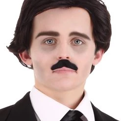 Partytime Costume & Lingerie (Yiwu) Factory Edgar Allan Poe Mustache And Wig