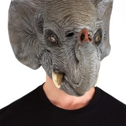 Ghoulish Productions Mask Elephant -Cheap Halloween Store elephant mask alt 2