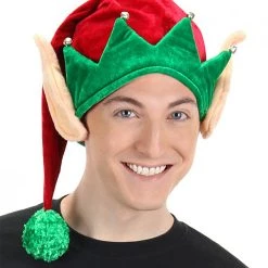 Elope Soft Elf Hat With Ears For Adults