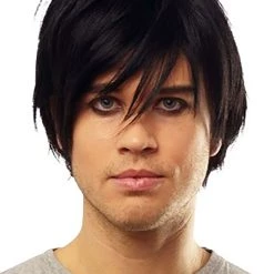 Costume Culture By Franco LLC Emo Black Wig