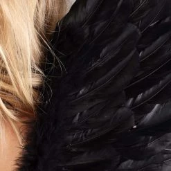 Armada Fallen Black Angel Costume Wings -Cheap Halloween Store fallen black angel wings alt 3