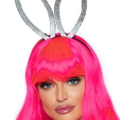Leg Avenue Bunny Ear Rhinestone Headband