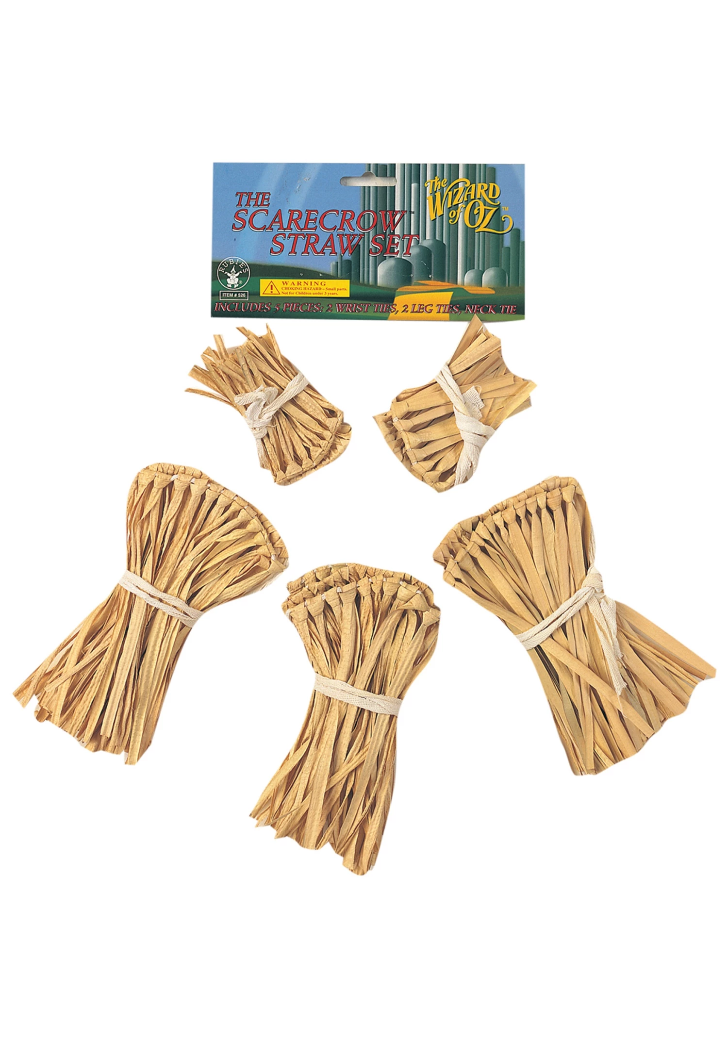 Rubies Costume Co. Inc Five-Piece Scarecrow Straw Kit 1 Rubies Costume Co. Inc Five-Piece Scarecrow Straw Kit