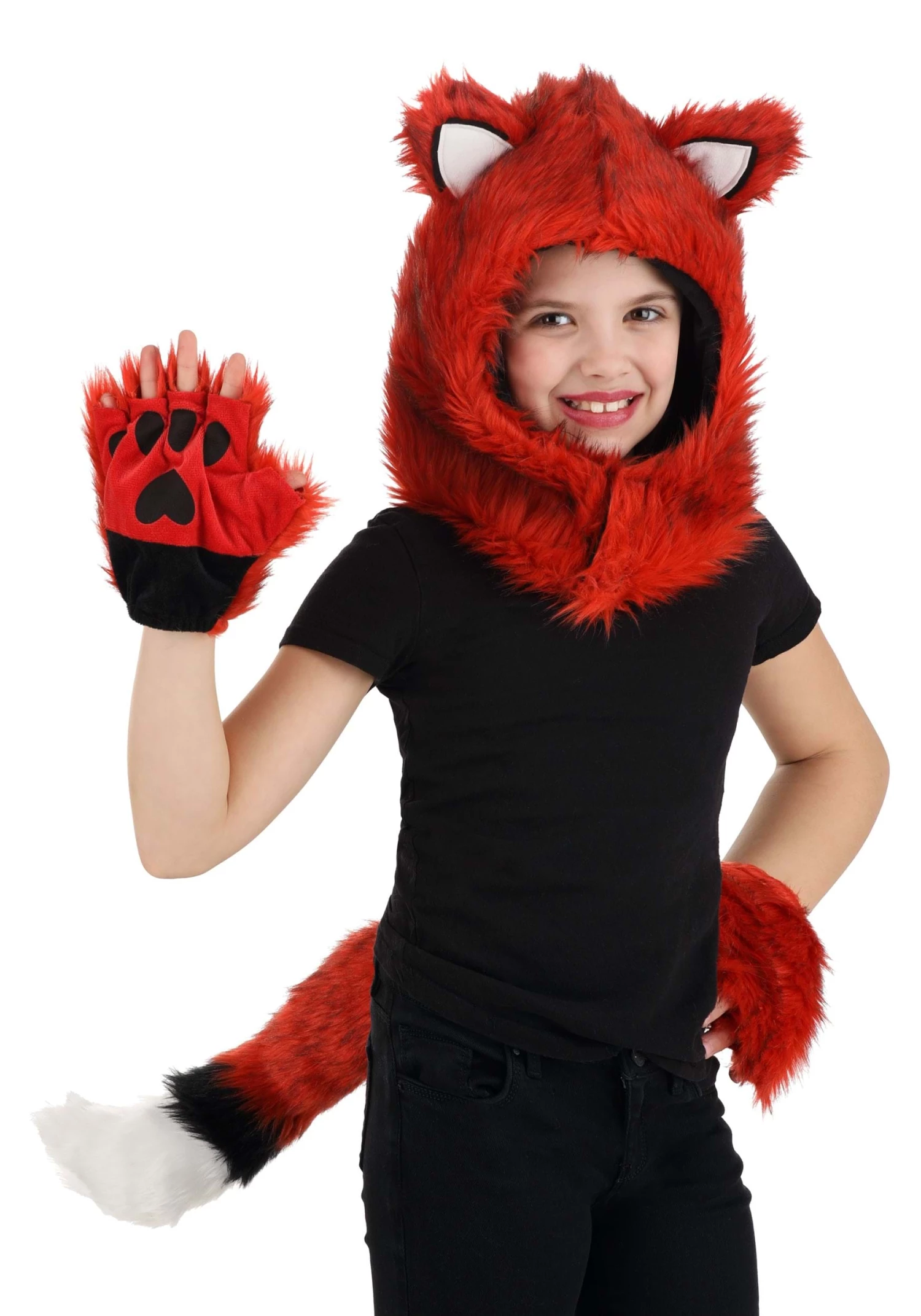Yao Hats Fox Tail, Hood & Hands Kit 1 Yao Hats Fox Tail, Hood & Hands Kit
