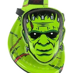 Strange Cvlt Women's Frankenstein Icon Sandals -Cheap Halloween Store frankenstein icon sandals alt 3