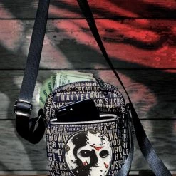 Buckle-Down Friday The 13th Hockey Mask Crossbody Bag -Cheap Halloween Store friday the 13th crossbody bag alt 3