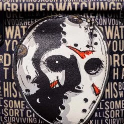 Buckle-Down Friday The 13th Hockey Mask Crossbody Bag -Cheap Halloween Store friday the 13th crossbody bag alt 5
