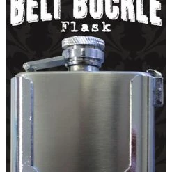 Island Dogs Functioning Belt Buckle Flask