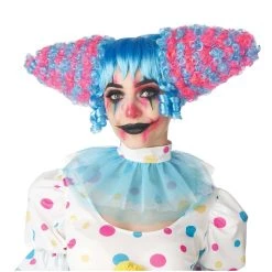 California Costume Collection Cotton Candy Clown Funhouse Wig