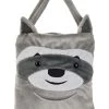 BigWan Apparel Co. Fuzzy Raccoon Trick-or-Treat Bag