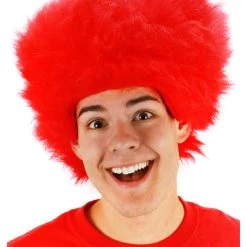 Elope Fuzzy Red Wig