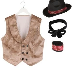 Yao Hats Gambler Costume Kit For Men 9 Yao Hats Gambler Costume Kit For Men -Cheap Halloween Store gambler costume kit alt 4