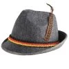 Beistle Grey German Alpine Hat