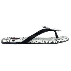 Strange Cvlt Ghost Icon Slip On Sandals -Cheap Halloween Store ghost icon sandals alt 6