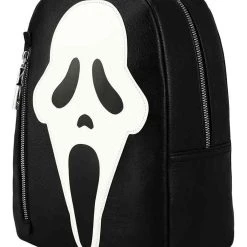 Bioworld Merchandising / Independent Sales Mini Ghostface Glow In The Dark Backpack -Cheap Halloween Store ghostface glow in the dark mini backpack alt 2