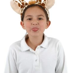 Elope Fleece Giraffe Ears And Tail Set