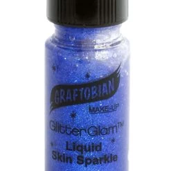 Graftobian GlitterGlam .5 Ounce Blue Liquid Glitter Makeup