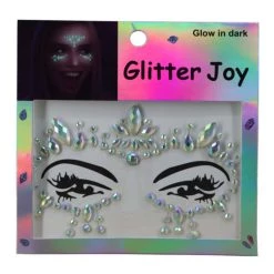 Western Fashion Glow In The Dark Face Jewels