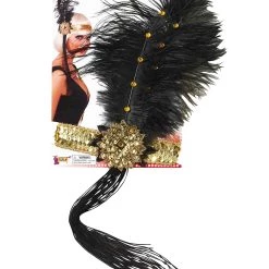 Forum Novelties, Inc Gold And Black Flapper Headband