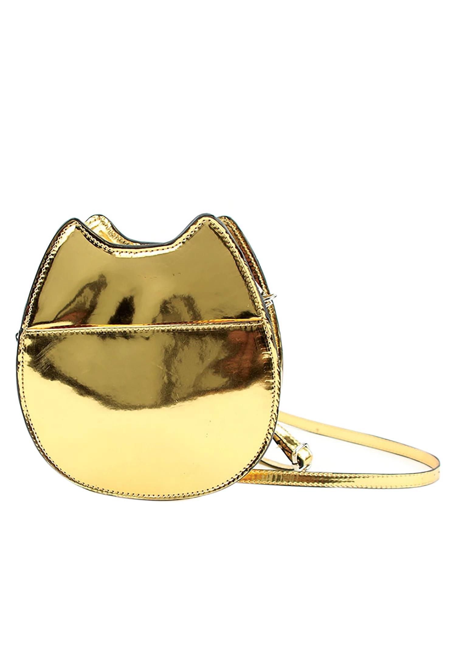 Comeco Gold Lucky Cat Handbag 2 Comeco Gold Lucky Cat Handbag - Image 2
