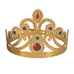 Rubies Costume Co. Inc Gold Queen's Tiara