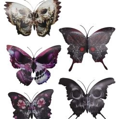 Sunstar Industries Gothic 4 Inch Butterfly 5 Pack Clip Set