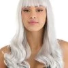 Partytime Wig Gray Wavy Long Wig