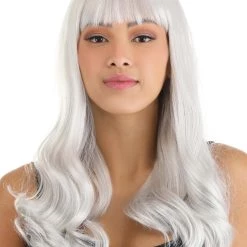 Partytime Wig Gray Wavy Long Wig