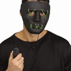 Fun World Green Light Up Stitch Mask
