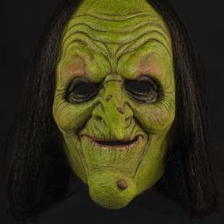 Oktober Studios Green Witch Full Face Adult Mask -Cheap Halloween Store green witch full face mask alt 3