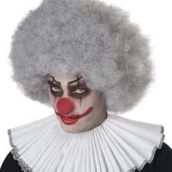 California Costume Collection Grey Jumbo Afro Wig For Adults