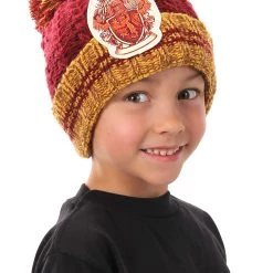Elope Heathered Pom Beanie Gryffindor -Cheap Halloween Store gryffindor heathered pom beanie alt 2