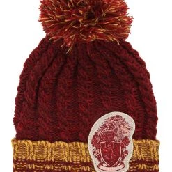 Elope Heathered Pom Beanie Gryffindor -Cheap Halloween Store gryffindor heathered pom beanie alt 3