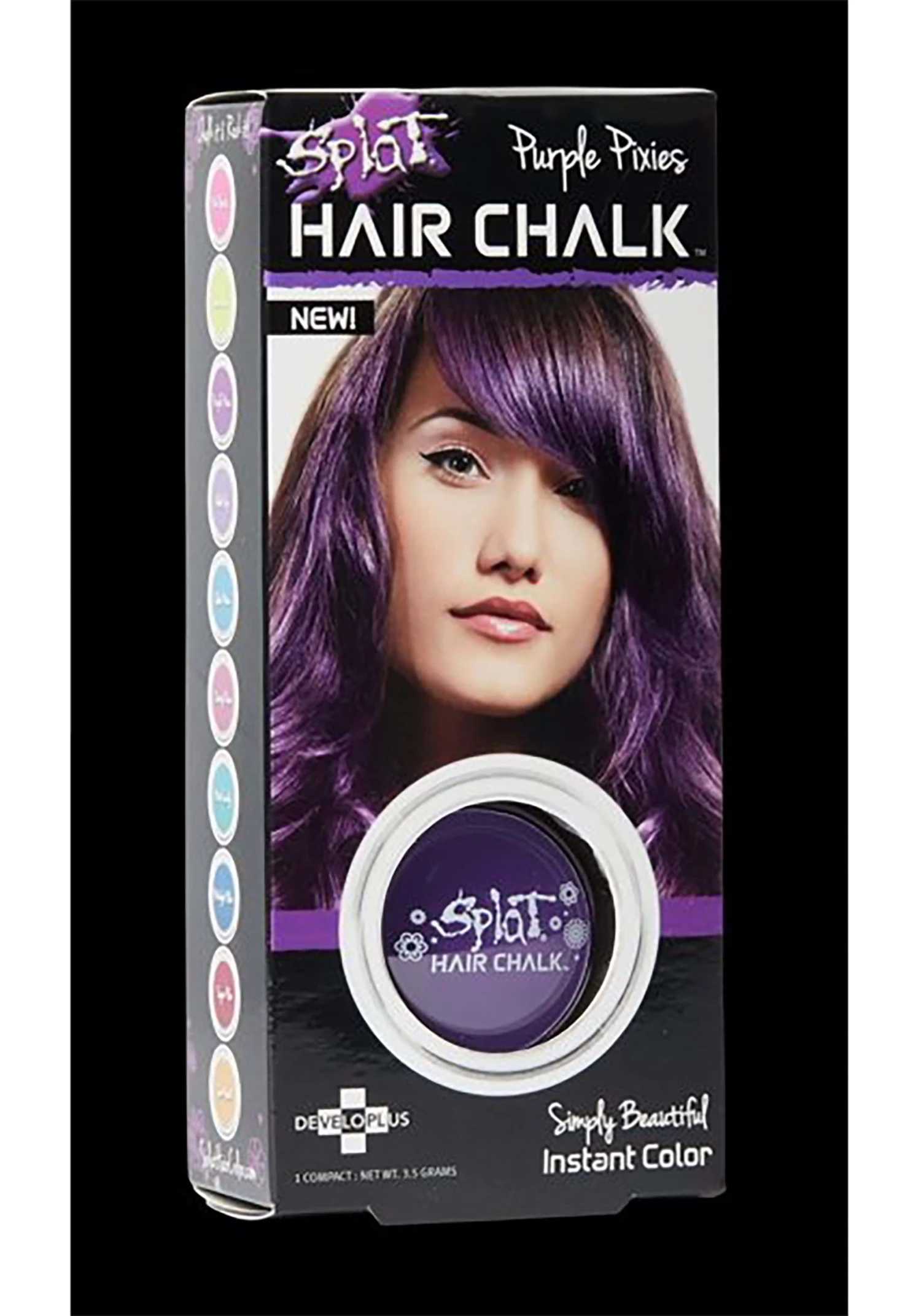 Developlus Splat- Hair Chalk In Purple Pixies (Purple) 1 Developlus Splat- Hair Chalk In Purple Pixies (Purple)