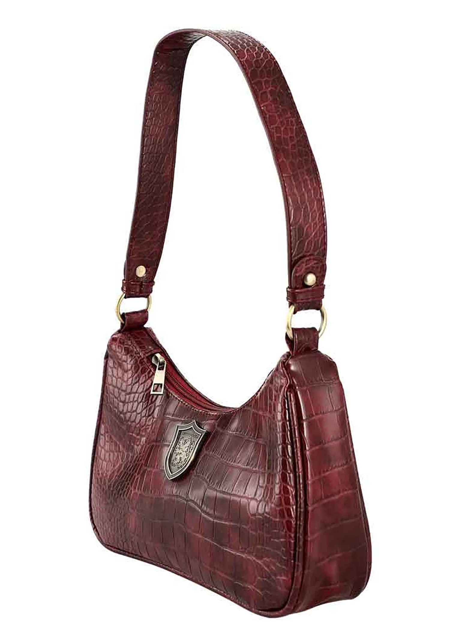 Bioworld Merchandising / Independent Sales Harry Potter Gryffindor Metal Badge Shoulder Bag 4 Bioworld Merchandising / Independent Sales Harry Potter Gryffindor Metal Badge Shoulder Bag - Image 4