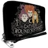 Buckle-Down Hocus Pocus Gather Round Sisters Zip Around Black Wallet