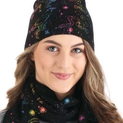 Elope Hogwarts House Emblem Constellations-Knit Hat -Cheap Halloween Store hogwarts house emblem constellation knit hat alt 3