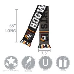 Elope Hogwarts Winter Reversible Knit Scarf -Cheap Halloween Store hogwarts reversible knit scarf alt 3