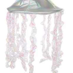 Elope Holographic Jellyfish Soft Hat -Cheap Halloween Store holographic jellyfish plush hat alt 2