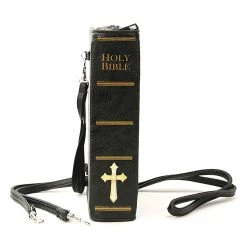 Comeco Holy Bible Crossbody Purse -Cheap Halloween Store holy bible purse alt 2 1