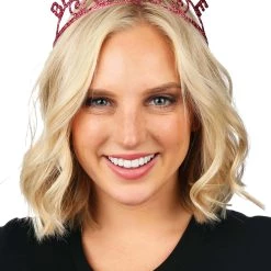 Elope Hot Pink Bachelorette Sparkle Tiara