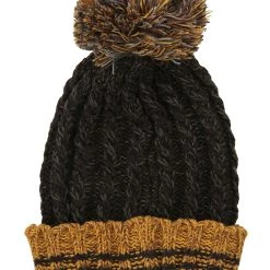 Elope Hufflepuff Heathered Pom Warm Beanie -Cheap Halloween Store hufflepuff heathered pom beanie alt 4