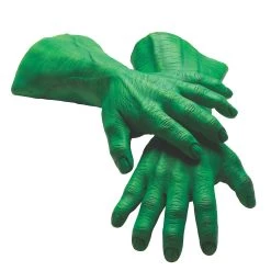 Rubies Costume Co. Inc Hulk Hands Deluxe Latex Gloves For Adults