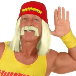 Partytime Costume & Lingerie (Yiwu) Factory Hulk Hogan Wig