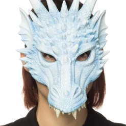 H.M. Smallwares Ice Blue Dragon Mask