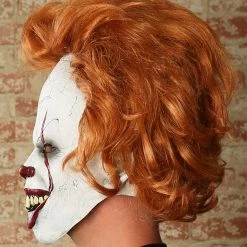 Rubies Costume Co. Inc IT Movie Pennywise Deluxe Adult Mask 7 Rubies Costume Co. Inc IT Movie Pennywise Deluxe Adult Mask -Cheap Halloween Store it movie pennywise deluxe adult mask 3